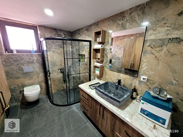 Kundu Turizm Yolunda 7+1 Havuzlu - Doğalgazlı Tripleks Villa - Görsel 11