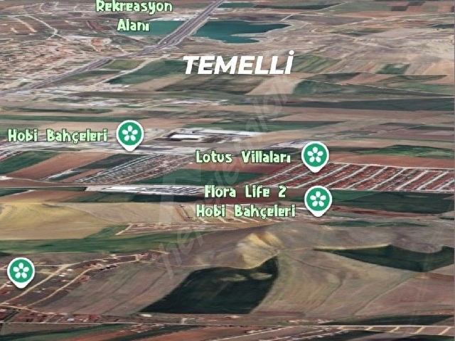 ANKARA TEMELLİ DE SATILIK TEK TAPU 3.595 M2 TARLA İMARA YAKIN KONUMDA - Görsel 12