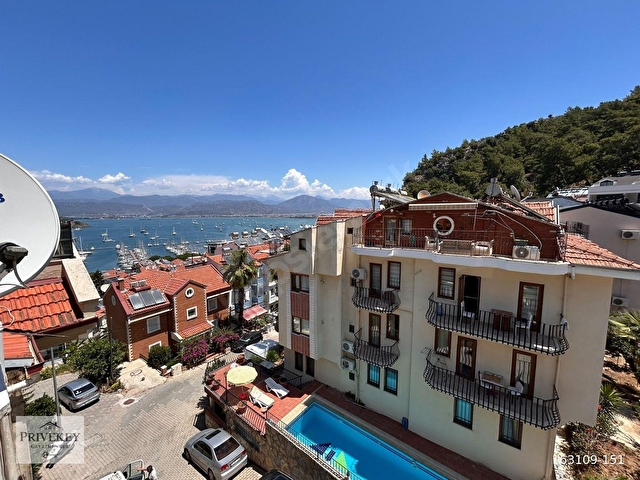 Fethiye Karagözler de Deniz Ve Marina Manzaralı 2+1 Eşyalı Daire - Görsel 30