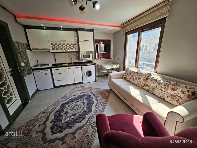 +1DEN FORUM YAKINI 1+1 50 M2 KLİMALI-BALKONLU EŞYALI APART - Görsel 9