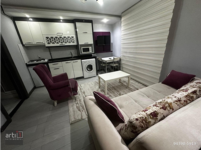 +1DEN FORUM YAKINI 1+1 50 M2 KLİMALI-BALKONLU EŞYALI APART - Görsel 5