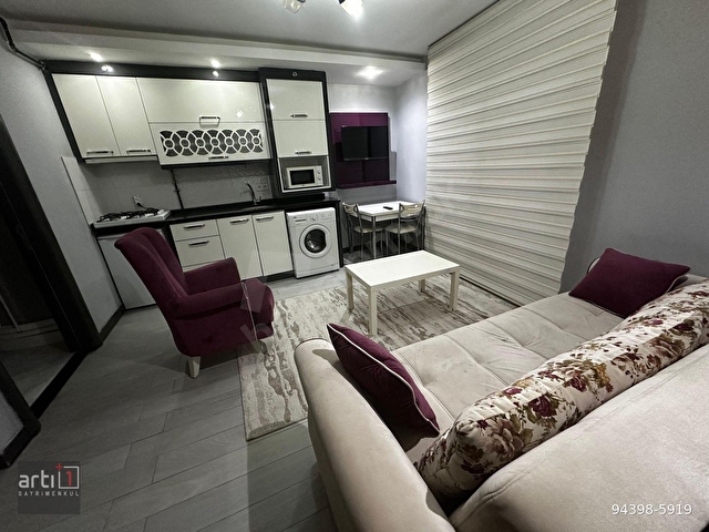 +1DEN FORUM YAKINI 1+1 50 M2 KLİMALI-BALKONLU EŞYALI APART - Görsel 13