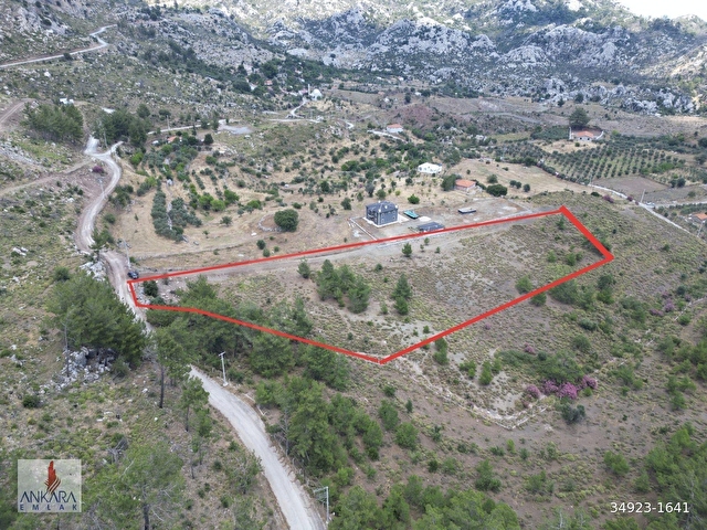 Marmaris Osmaniye de Yol kenarı İmarlı 7800 m2 Arsa - Görsel 4