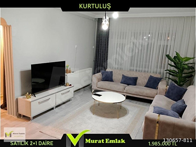MURAT EMLAK İNŞAATTAN  KURTULUŞ  MAHALLESİNDE SATILIK 2+1 DAİRE - Görsel 11