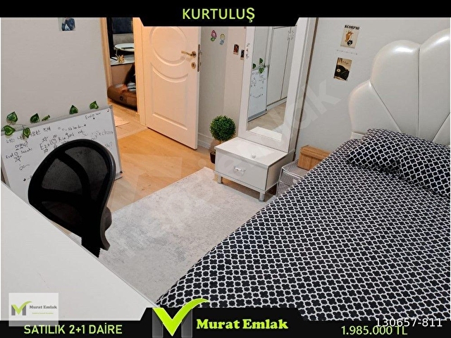 MURAT EMLAK İNŞAATTAN  KURTULUŞ  MAHALLESİNDE SATILIK 2+1 DAİRE - Görsel 5