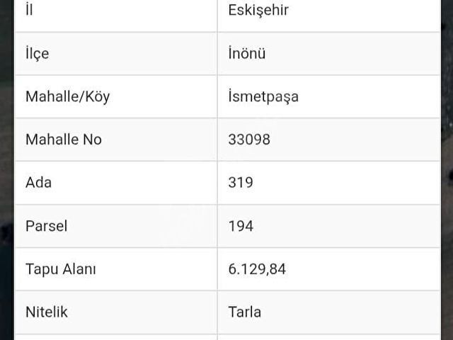 İNÖNÜ İSMETPAŞA MH. FORD OTOSAN YAKINI 6 DÖNÜM SATLIK TARLA !! - Görsel 3