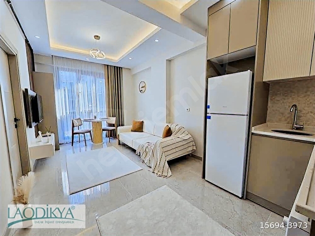 ÜNİ YAKINI SIFIR BİNA SIFIR EŞYALI 1+1 ARA KAT EŞYALI APART - Görsel 2