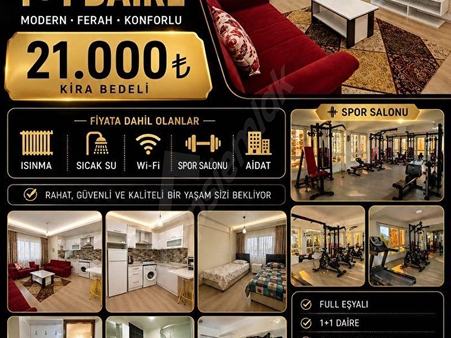 🏡 TALAS MEVLANA MAHALLESİNDE KİRALIK FULL EŞYALI 1+1 DAİRE 🏡 - Görsel 20