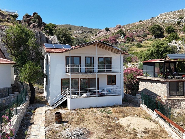 BOZBURUN AYAĞACI KOYUNDA SATILIK DENİZ MANZARALI BAHÇELİ EV - Görsel 12