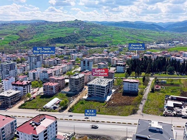 DERECİKTE RTE BULVARINDA SALON MUTFAK AYRI NET 100 M² 2+1 DAİRE - Görsel 4