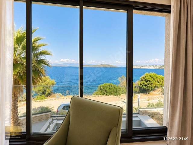 Bodrum Gündoğanda Denize Sıfır Özel Havuz Müstakil Yalı lüks ev - Görsel 24