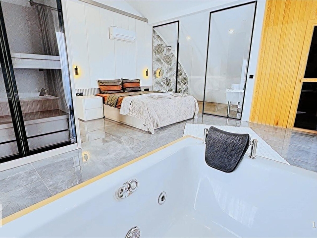 BELEKDE VİLLALAR BÖLGESİNDE KİRALIK LÜKS ÖZEL HAVUZLU 4+1 VILLA - Görsel 11