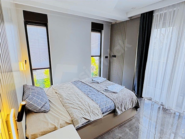 BELEKDE VİLLALAR BÖLGESİNDE KİRALIK LÜKS ÖZEL HAVUZLU 4+1 VILLA - Görsel 25