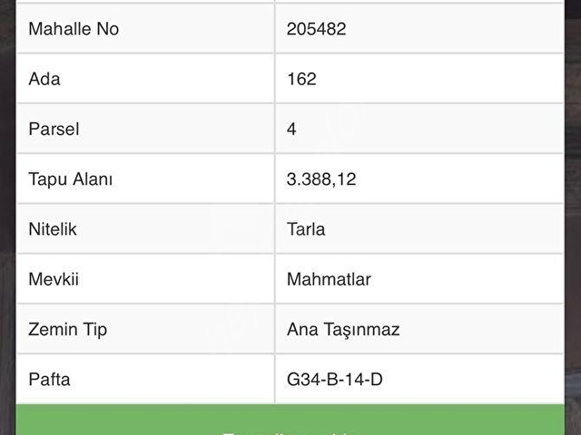KİZİROĞLU GAYRİMENKUL DANIŞMANLIKTAN SATILIK SARIKÖY MEVKİİ SATILIK TARLA - Görsel 2