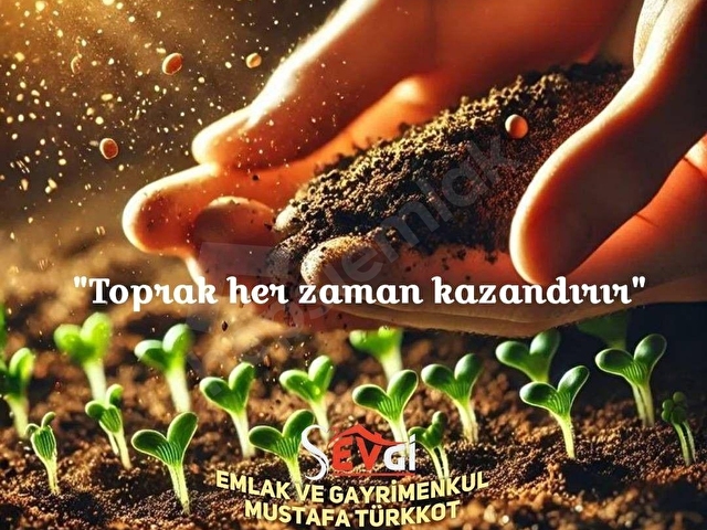 ELMALI ÇUKURELMADA KÖY İÇİNDE ARSA VASIFLI İÇİNE 2 ADET EV YAPILABİLEN İMARLI 2597 m² SATILIK TARLA - Görsel 4
