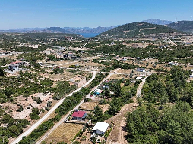 DİDİM SEYRANTEPEDE BAFA GÖLÜ MANZARALI 650 M2 TEPE ARSA - Görsel 23