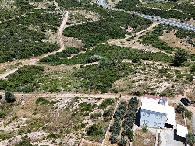 DİDİM SEYRANTEPEDE BAFA GÖLÜ MANZARALI 650 M2 TEPE ARSA - Görsel 3