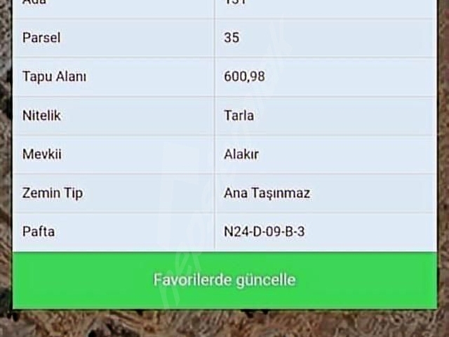 KORKUTELİ KEVZER KÖYÜNDE 600,98 M² SATILIK TARLA SON FİYAT - Görsel 3