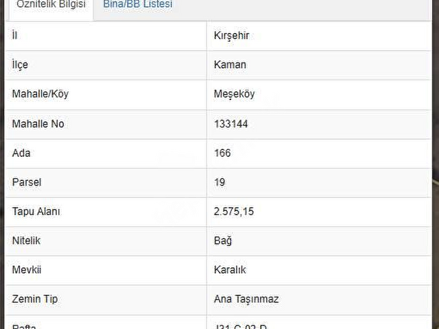 KIRŞEHİR KAMAN MEŞEKÖYDE 2,5 DÖNÜM BAĞIM SATILIKTIR. - Görsel 2