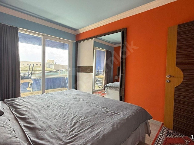 Marinada denize yürüme mesafesinde ful eşyalı 1+1 kiralık daire! - Görsel 13