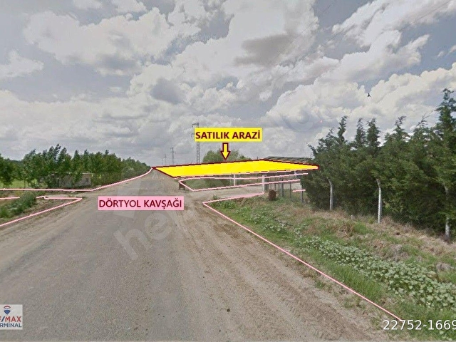 REMAX M ÇABUK TEKİRDAĞ/HAYRABOLU - PEHLİVANKÖY EDİRNE YOLU ÜZERİNDE, 7200M2 SATILIK KÖŞE PARSEL - Görsel 21