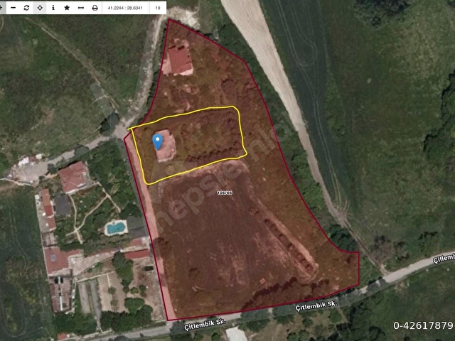 DURSUNKÖY 3 KAT İMARLI TEMELİ ATILMIŞ KANAL PROJE İÇERİSİNDE