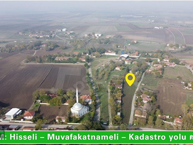 SARAY SOFULAR KÖY MERKEZİ MUVAFAKATNAMELİ 403 M² HİSSELİ TARLA.! - Görsel 6