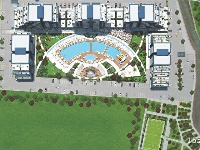 KIBRIS İSKELEDE RIVERSIDE LIFE RESIDENCE SATILIK 1+1 DAİRELER - Görsel 13