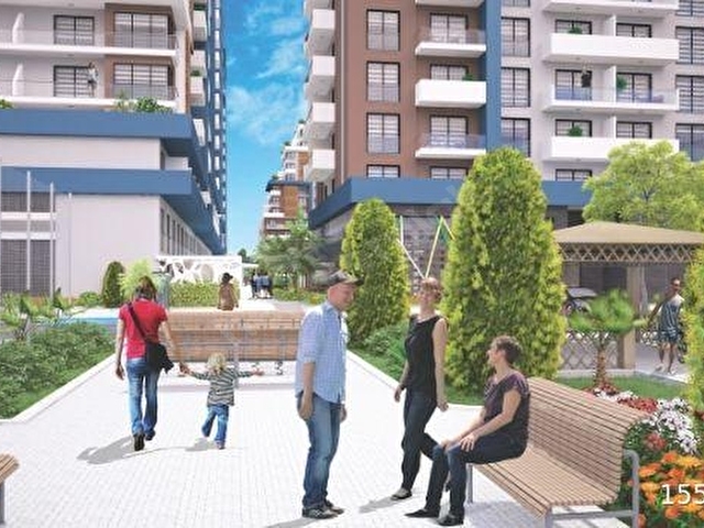 KIBRIS İSKELEDE RIVERSIDE LIFE RESIDENCE SATILIK 1+1 DAİRELER - Görsel 6