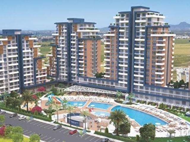 KIBRIS İSKELEDE RIVERSIDE LIFE RESIDENCE SATILIK 1+1 DAİRELER - Görsel 15