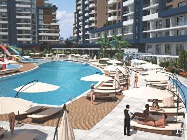KIBRIS İSKELEDE RIVERSIDE LIFE RESIDENCE SATILIK 1+1 DAİRELER - Görsel 27