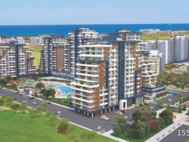 KIBRIS İSKELEDE RIVERSIDE LIFE RESIDENCE SATILIK 1+1 DAİRELER - Görsel 2