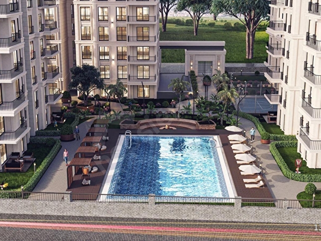ŞEMIKLER ÜST BÖLGEDE SİTE İÇİ HAVUZLU FIRSAT DAİRE!! - Görsel 18