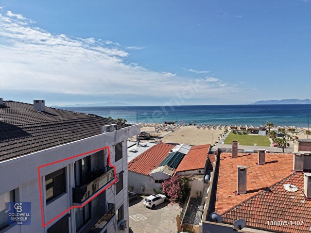 AYVALIK SARIMSAKLIDA DENİZ MANZARALI SATILIK 1+1 DAİRE
