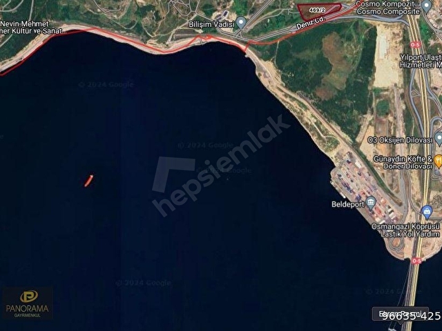 BİLİŞİM VADİSİ 2.ETAPTA DENİZ VE KÖPRÜ MANZARALI YATIRIMLIK ARSA - Görsel 10