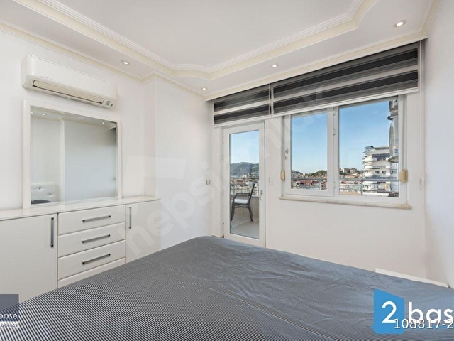 Alanyada satılık iki yatak odalı deniz ve dağ manzaralı eşyalı daire - Görsel 15
