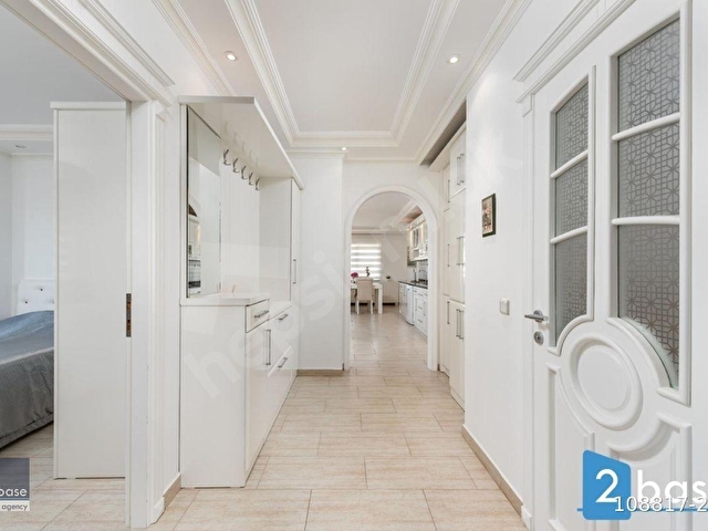 Alanyada satılık iki yatak odalı deniz ve dağ manzaralı eşyalı daire - Görsel 6