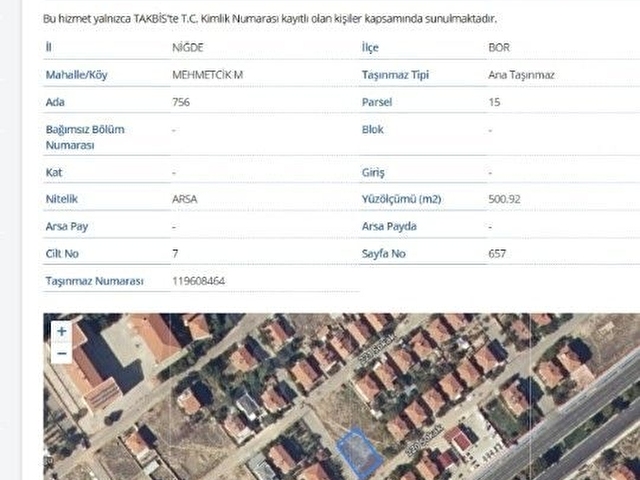 Sahibinden Satılık Arsa