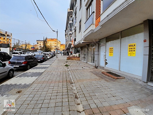 UĞUR ÇEVİKTEN SATILIK 160M2 BODRUMLU+ÖN KULLANIMLI CADDE DÜKKAN - Görsel 3