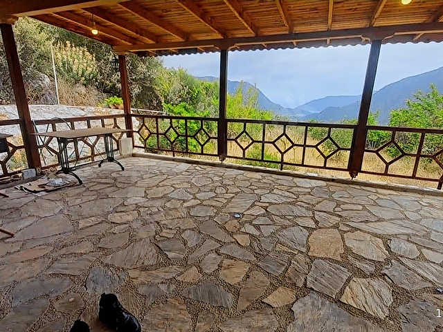 ADRASAN DA DOĞA VE DENİZ MANZARALI MUHTEŞEM ÇİFTLİK EVİ - Görsel 12