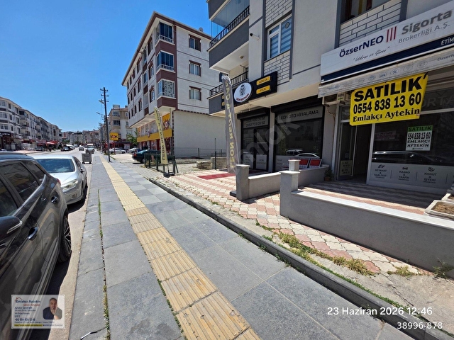 EMLAKÇI AYTEKİN DEN SATILIK 2022 CADDE 40 M2 DÜKKAN YAPILI SÜPER