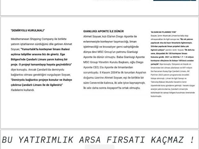 İzmirin Değer Kazanan Bölgesi : Büyük Yatırım Fırsatı ! - Görsel 25