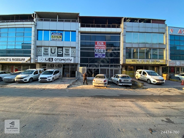 ELYAdan Şaşmaz Merkezde Araç Asansörlü 450 m2 Kiralık Dükkan