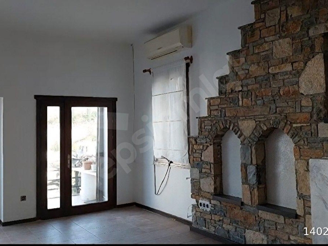 Bodrum-Kumbahce deniz manzaralı kiralık dubleks taş villa - Görsel 13