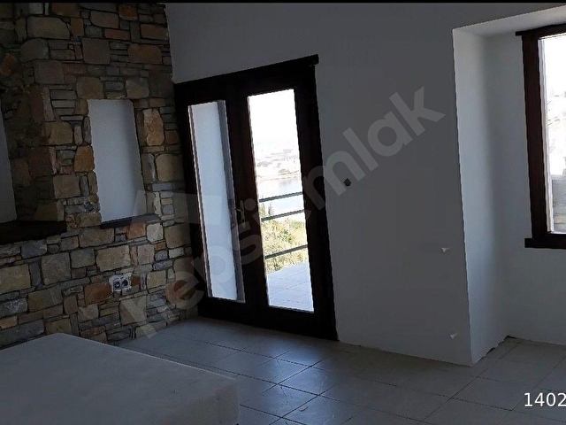 Bodrum-Kumbahce deniz manzaralı kiralık dubleks taş villa - Görsel 23