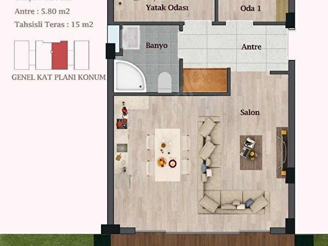 *EMLAK KOMBİN*LÜKSÜN YENİ ADRESİ LOCA AVANOSTA SATILIK 2+1 - Görsel 7