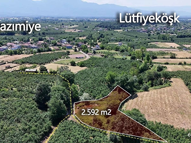 KAZİMİYE MAHALLESİNDE 2.592 M2 SATILIK ARSA