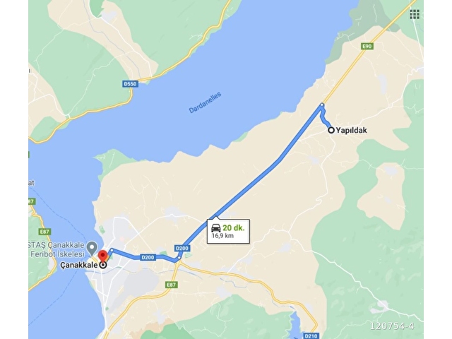 Canakkale Merkez Yapildak Koyunde Satilik Tarla 120754 4 Hurriyet Emlak