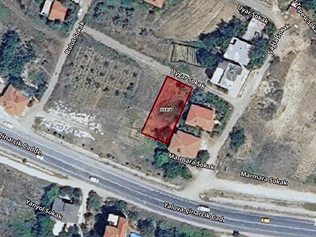 Yalova Termal Akköyde yola cepheli, imarlı arsa - Görsel 3