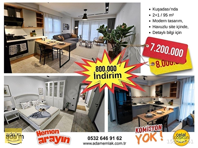 Kuşadası İkiçeşmelik Satılık